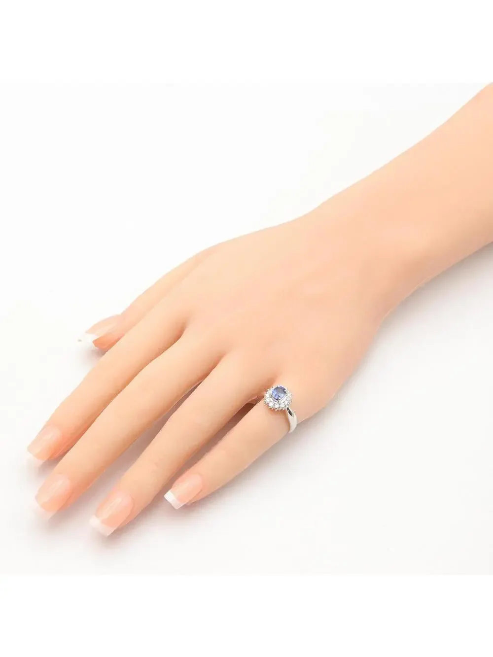 Jewelry Sapphire Diamond Ring Platinum #300151J68B